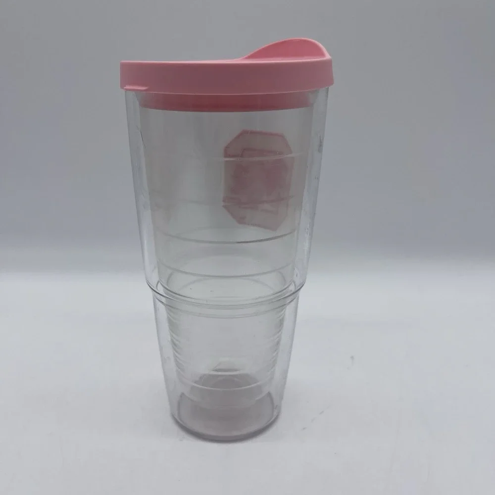 Tervis Tumbler Lot Of 2 Pink 24 oz USC Gamecocks Insulated Drinking Cups w/ Lids